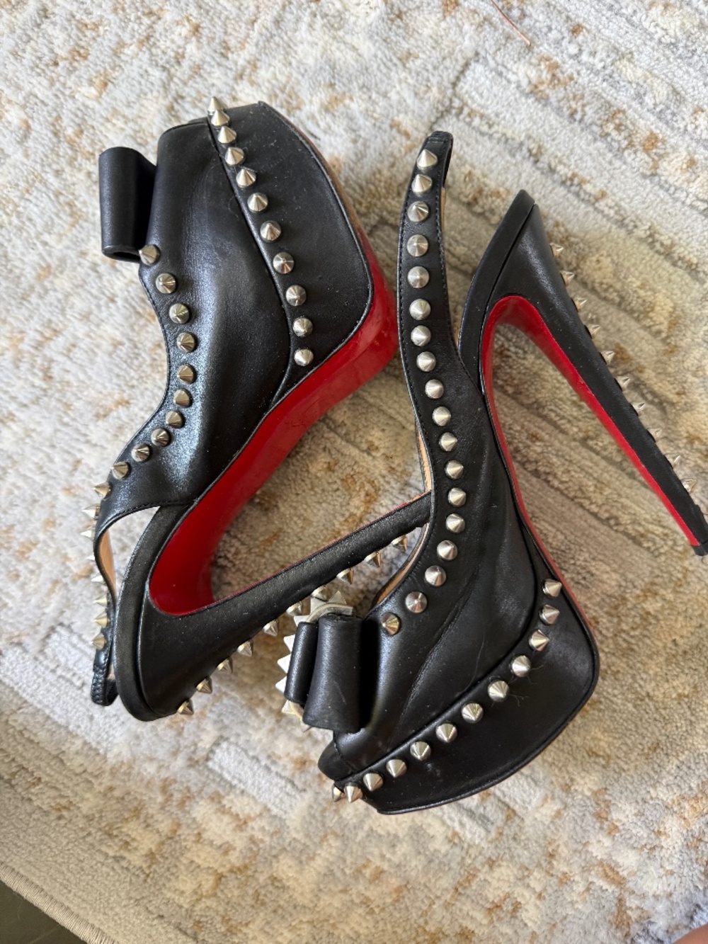 Christian louboutin spike heels